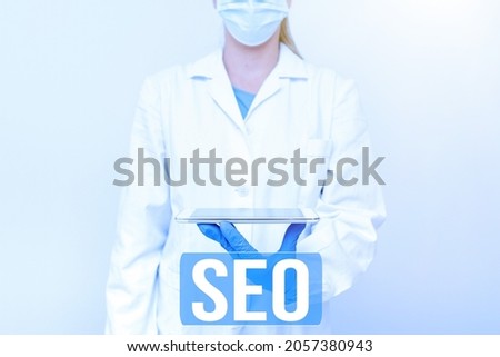 Writing displaying text Seo. Internet Concept incredibly effective way to market your near business online Demonstrating Medical Techology Presenting New Scientific Discovery