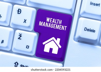 Writing Displaying Text Wealth ManagementSustain And Grow Long Term Prosperity Financial Care. Internet Concept Sustain And Grow Long Term Prosperity Financial Care