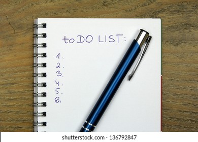 Writing To Do List