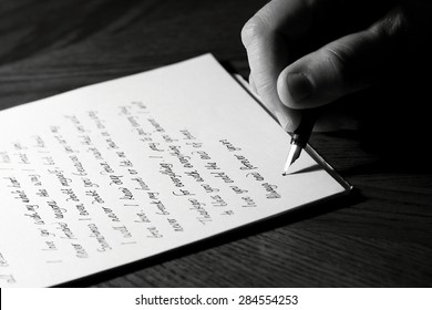 Writing a love letter
