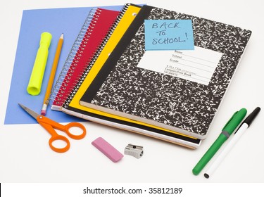 Writing materials for school