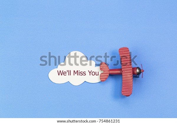 Writing Well Miss You Red Toy Stock Photo (Edit Now) 754861231