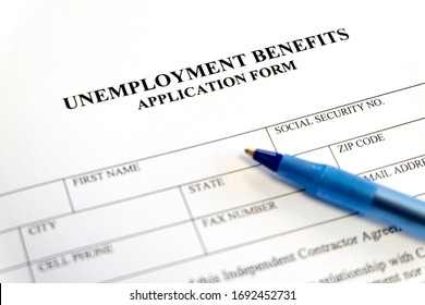 Written Unemployment Benefits Application Form