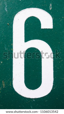 Similar – Letter A on a sign