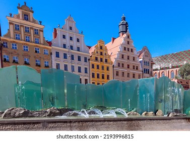 Wroclaw. Old Market Square On A Sunny Morning.