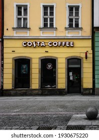 Wroclaw, Poland - January 18,2020; Image Of Costa Coffee Store In Poland.