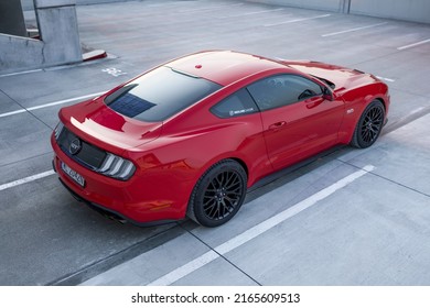 Wroclaw, Poland - June 12, 2020: Sport Gran Turismo Pony Car