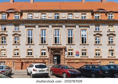 Wroclaw, Poland - May 8 2020: Facade Of ZUS - Social Security Building