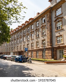 Wroclaw, Poland - May 8 2020: Facade Of ZUS - Social Security Building