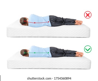 Wrong And Correct Sleeping Posture. Choose Right Mattress 