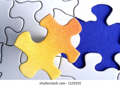 Wrong Piece Of Jigsaw Puzzle.