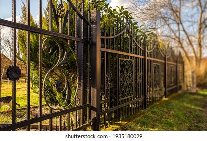 Wrought Iron Fence. Metal Fence