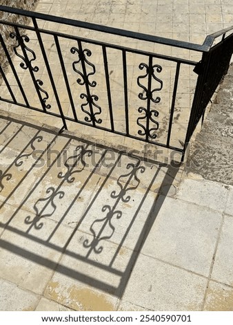 Similar – Image, Stock Photo Wrought iron building element