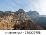 the wu gorge of three gorges at the yangtze river, near Badong, Hubei, China