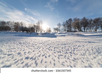 Wulan Butuan Winter Snow Scene