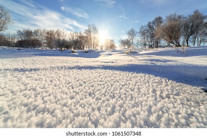 Wulan Butuan Winter Snow Scene