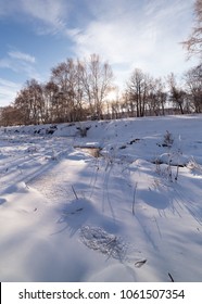 Wulan Butuan Winter Snow Scene