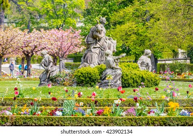 Wurzburg Residenz And Colorful Gardens, Germany