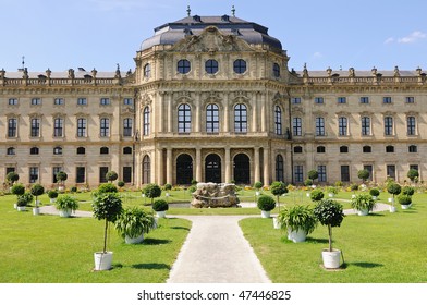 Wurzburg Residenz Residence Palace Wurzburg Germany Stock Photo ...