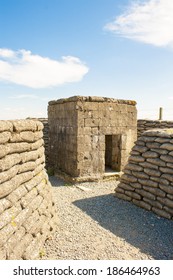 WW1 Bunker In The Trench Of Death Belgium World War.