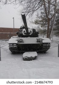 WW2 Memorial Amidst The Snow