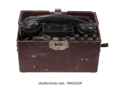 Ww2 Military Phone Isolated Stock Photo (Edit Now) 90416539