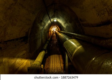 WWII Oil Storage Tunnel In Darwin, Australia.