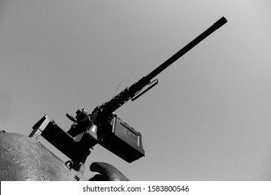 WWII Sherman tank 50 caliber machine gun