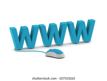 WWW and computer mouse - Shutterstock ID 107553263