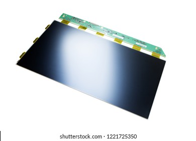 WXGA LCD TN Panel Part Isolated On White Background