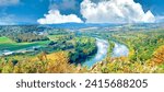 Wyalusing Rocks Overlook, Susquehanna River, Pennsylvania          