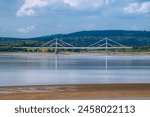 Wye Bridge - one of the bridges that make up the first Severn Crossing.  It carries the M48 over the mouth of the River Wye