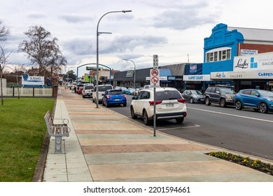 Wynyard Tasmania, Australia - Jun 22, 2021. Top End Looking Toward The Centre Of Town During Business Hours. Ideal For Travel, Tourism And Local Journalism Editorials.