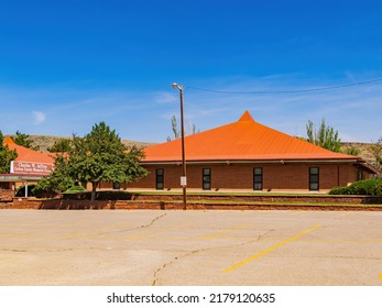 Wyoming, JUL 9 2022 - Sunny Exterior View Of The Jeffrey Memorial Community Center