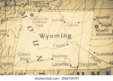 Wyoming On Usa Map Stock Photo 2066754797 Shutterstock Wyoming On Usa Map 260nw 2066754797
