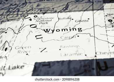Wyoming On Usa Map Stock Photo 2098896208 Shutterstock Wyoming On Usa Map 260nw 2098896208