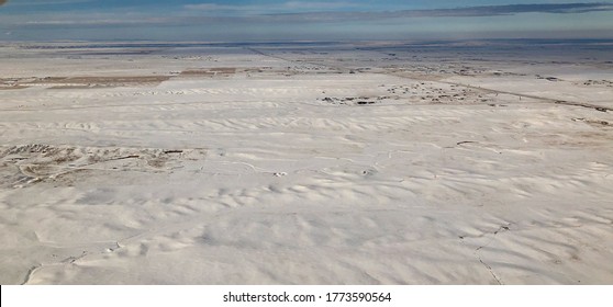 Wyoming Plains Taken From An Airplane