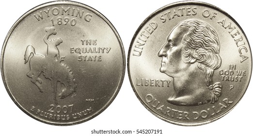 Wyoming State Quarter US Coin