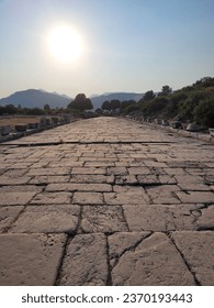 Xanthos historical site ancient roman road - Shutterstock ID 2370193443