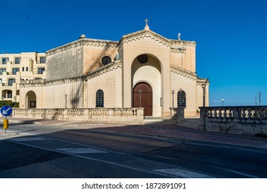 Xemxija, Malta - October 8th 2020: St Joseph The Worker Church.