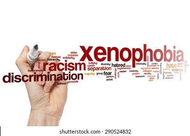 Xenophobia Word Cloud Concept