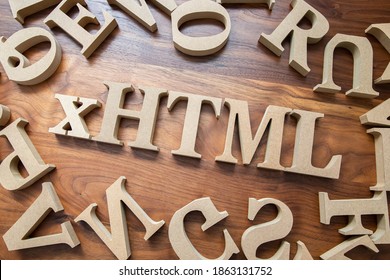 XHTML Wooden Blocks , Markup Language