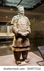 Xi 'an, China - on September 26, 2015:the world's most famous statue of the Terra Cotta Warriors?The eighth wonder of the world?qin shihuang terracotta army is one of the world cultural heritage.