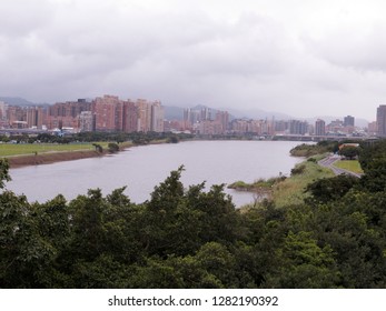 Xindian River,Taipei, Taiwan, January 2019