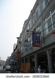 Tainan,Taiwan-03/31/2012:Tainan’s Xinhua Old Street Buildings Built In Taiwan Under Japanese Rule