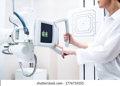 X-ray Machine In Radiology Department 