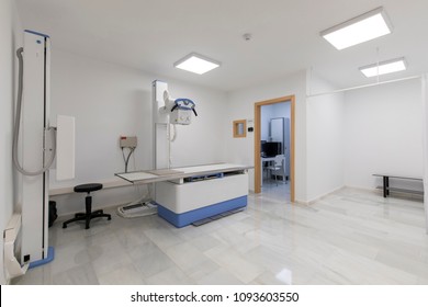 X-ray room in a clinic.
