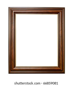 XXL-Isolated Wooden Photo Frame