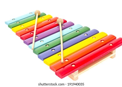 Xylophone Isolated On White Background