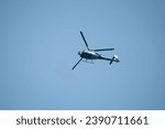 XZ334 British army (Army Air Corps AAC) 1977 helicopter aerospatiale SA341B Westland Gazelle AH 1 conducting pilot training Salisbury Plain UK
